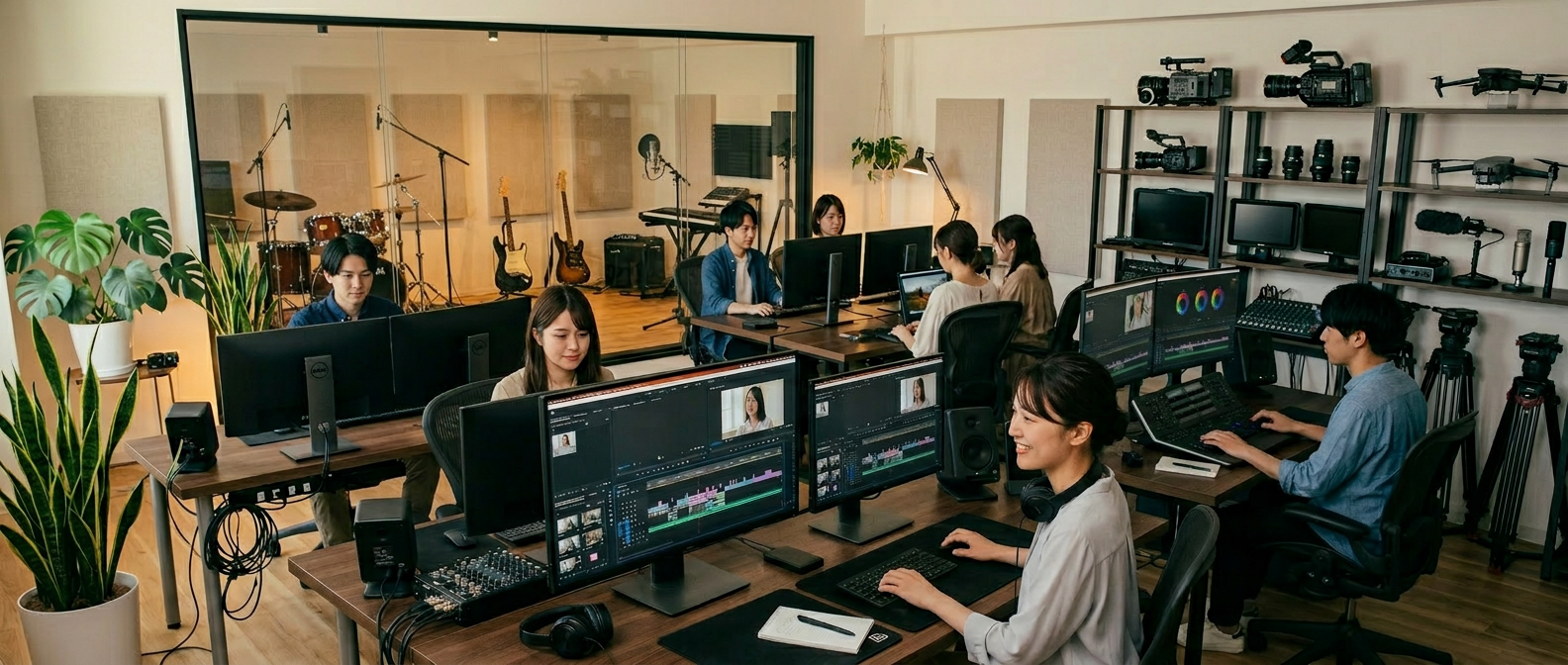 名古屋の企業向け動画編集・映像制作なら E-support